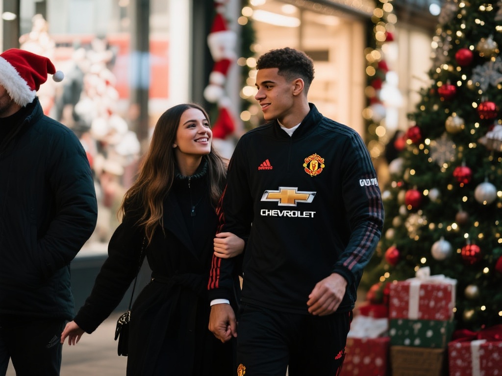 格林伍德携女友温馨现身英国街头,共度圣诞佳节 圣诞节一直是一个充满温暖与爱意的节日,而