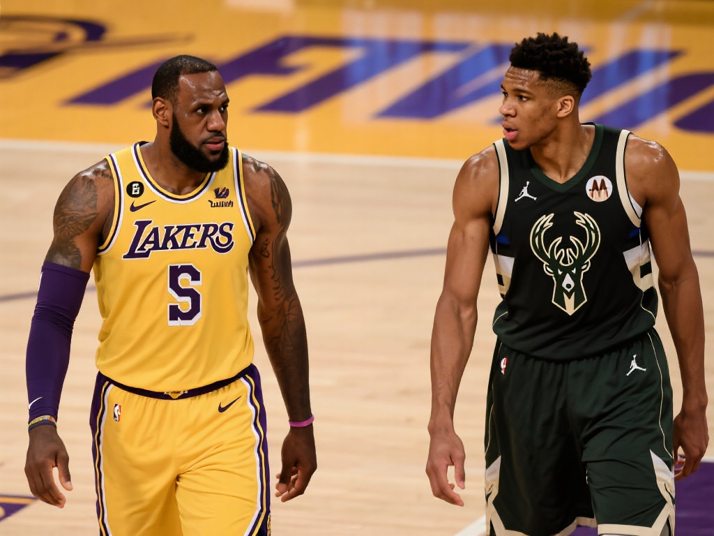 本赛季湖人和雄鹿分别代表了西部与东部的强