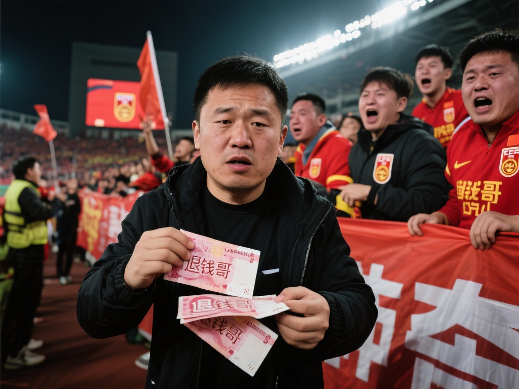 退钱哥酒店送行国足,见证球员启程归家,完美收官 一个值得探讨的细节是,“退钱哥”的行为并